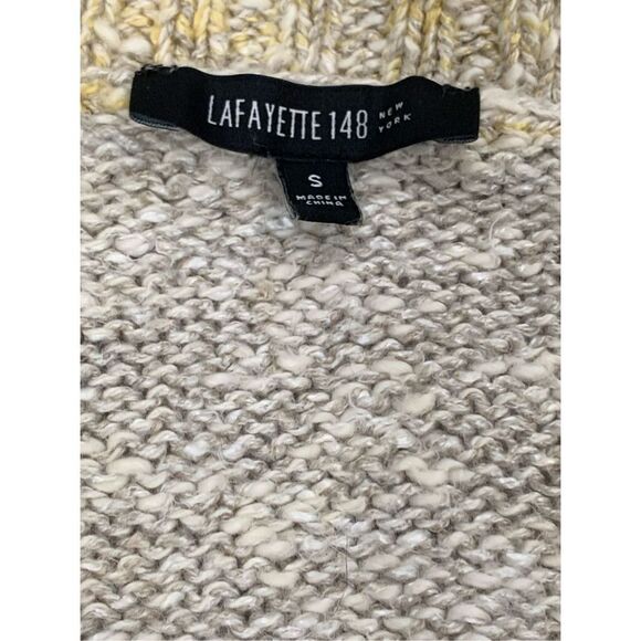 Lafayette 148 New‎ York Women's Khaki And Yellow Fresco Sweater Size Smal… - Picture 6 of 8